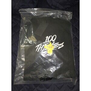 100 Thieves x Pokémon Black Pikachu Pullover Hoodie – XS, Stylish Casual Wear